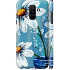 Чохол на Samsung Galaxy A6 Plus 2018 Красиві арт-ромашки 4031m-1495