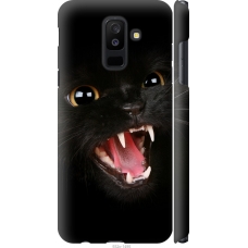 Чохол на Samsung Galaxy A6 Plus 2018 Чорна кішка 932m-1495