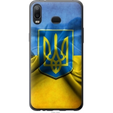Чохол на Samsung Galaxy A6s Прапор та герб України 375u-1604