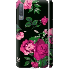 Чохол на Samsung Galaxy A7 (2018) A750F Троянди на чорному фоні 2239m-1582