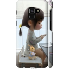 Чохол на Samsung Galaxy A8 2018 A530F Мила дівчинка з зайчиком 4039m-1344