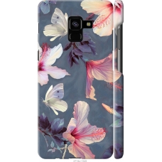 Чохол на Samsung Galaxy A8 Plus 2018 A730F Намальовані квіти 2714m-1345