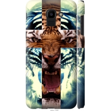 Чохол на Samsung Galaxy J6 2018 Злий тигр 866m-1486