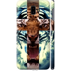 Чохол на Samsung Galaxy J6 Plus 2018 Злий тигр 866m-1586