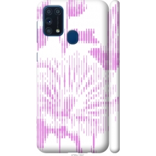 Чохол на Samsung Galaxy M31 M315F Рожевий бутон. Квітка. Pink Flower Bloom 4765m-1907