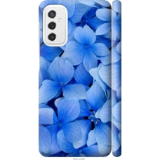 Чохол на Samsung Galaxy M52 M526B Сині квіти 526m-2490
