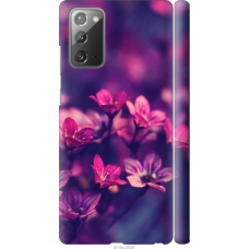 Чохол на Samsung Galaxy Note 20 Пурпурні квіти 2719m-2036