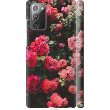 Чохол на Samsung Galaxy Note 20 Кущ з трояндами 2729m-2036