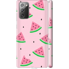 Чохол на Samsung Galaxy Note 20 Рожевий кавун 4314m-2036