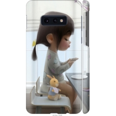Чохол на Samsung Galaxy S10e Мила дівчинка з зайчиком 4039m-1646