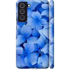 Чохол на Samsung Galaxy S21 FE Сині квіти 526m-2302