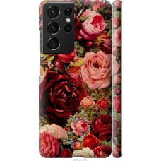 Чохол на Samsung Galaxy S21 Ultra (5G) Квітучі троянди 2701m-2116