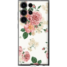 Чохол на Samsung Galaxy S23 Ultra Квіткові шпалери v1 2293u-2906