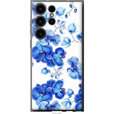 Чохол на Samsung Galaxy S23 Ultra Блакитні орхідеї 4406u-2906