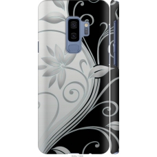 Чохол на Samsung Galaxy S9 Plus Квіти на чорно-білому фоні 840m-1365
