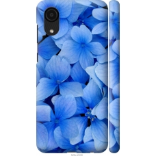 Чохол на Samsung Galaxy A03 Core A032F Сині квіти 526m-2539