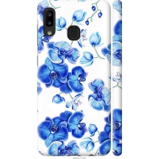 Чохол на Samsung Galaxy A20e A202F Блакитні орхідеї 4406m-1709