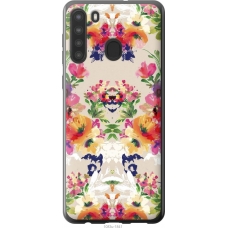 Чохол на Samsung Galaxy A21 Квітковий візерунок 1083u-1841