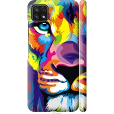 Чохол на Samsung Galaxy A22 5G A226B Різнобарвний лев 2713m-2581
