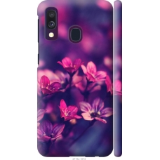 Чохол на Samsung Galaxy A40 2019 A405F Пурпурні квіти 2719m-1672