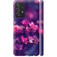 Чохол на Samsung Galaxy A52 Пурпурні квіти 2719m-2251
