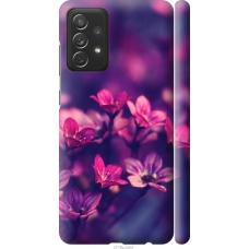 Чохол на Samsung Galaxy A72 A725F Пурпурні квіти 2719m-2247