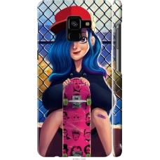 Чохол на Samsung Galaxy A8 Plus 2018 A730F Прикольна дівчинка зі скейтбордом 4038m-1345
