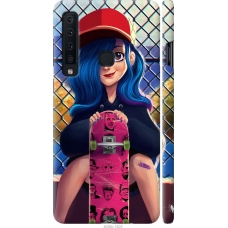 Чохол на Samsung Galaxy A9 (2018) Прикольна дівчинка зі скейтбордом 4038m-1503