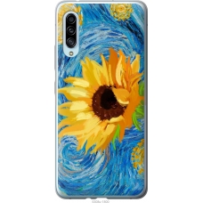 Чохол на Samsung Galaxy A90 5G Квіти жовто-блакитні 5308u-1800