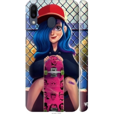 Чохол на Samsung Galaxy M20 Прикольна дівчинка зі скейтбордом 4038m-1660