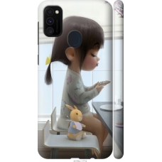 Чохол на Samsung Galaxy M30s 2019 Мила дівчинка з зайчиком 4039m-1774