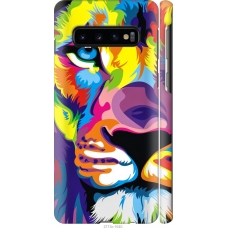 Чохол на Samsung Galaxy S10 Різнобарвний лев 2713m-1640
