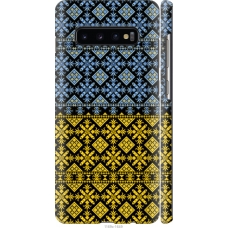 Чохол на Samsung Galaxy S10 Plus Жовто-блакитна вишиванка 1169m-1649