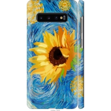 Чохол на Samsung Galaxy S10 Plus Квіти жовто-блакитні 5308m-1649