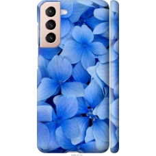 Чохол на Samsung Galaxy S21 Сині квіти 526m-2114
