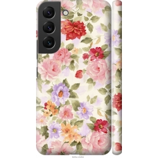 Чохол на Samsung Galaxy S22 Квіткові шпалери 820m-2494