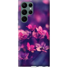 Чохол на Samsung Galaxy S22 Ultra Пурпурні квіти 2719u-2500