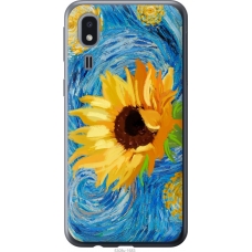 Чохол на Samsung Galaxy A2 Core A260F Квіти жовто-блакитні 5308u-1683