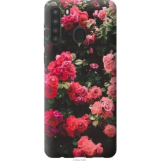 Чохол на Samsung Galaxy A21 Кущ з трояндами 2729u-1841