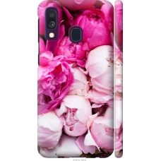 Чохол на Samsung Galaxy A40 2019 A405F Рожеві півонії 2747m-1672