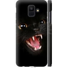 Чохол на Samsung Galaxy A6 2018 Чорна кішка 932m-1480