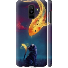 Чохол на Samsung Galaxy A6 Plus 2018 Сон кішки 3017m-1495