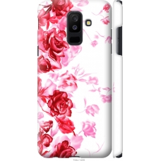 Чохол на Samsung Galaxy A6 Plus 2018 Намальовані троянди 724m-1495