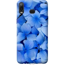 Чохол на Samsung Galaxy A6s Сині квіти 526u-1604