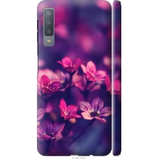 Чохол на Samsung Galaxy A7 (2018) A750F Пурпурні квіти 2719m-1582