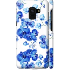 Чохол на Samsung Galaxy A8 2018 A530F Блакитні орхідеї 4406m-1344