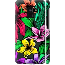 Чохол на Samsung Galaxy A8 2018 A530F Тропічні квіти 1 4753m-1344
