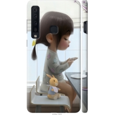 Чохол на Samsung Galaxy A9 (2018) Мила дівчинка з зайчиком 4039m-1503