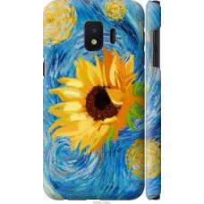 Чохол на Samsung Galaxy J2 Core Квіти жовто-блакитні 5308m-1565