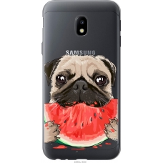 Чохол на Samsung Galaxy J3 (2017) Мопс і кавун 4665t-650